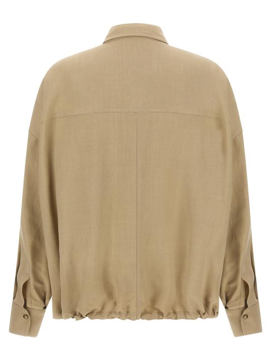 26SS 브루넬로 쿠치넬리 블라우스 MH126NE416C9195 Beige - BRUNELLO CUCINELLI