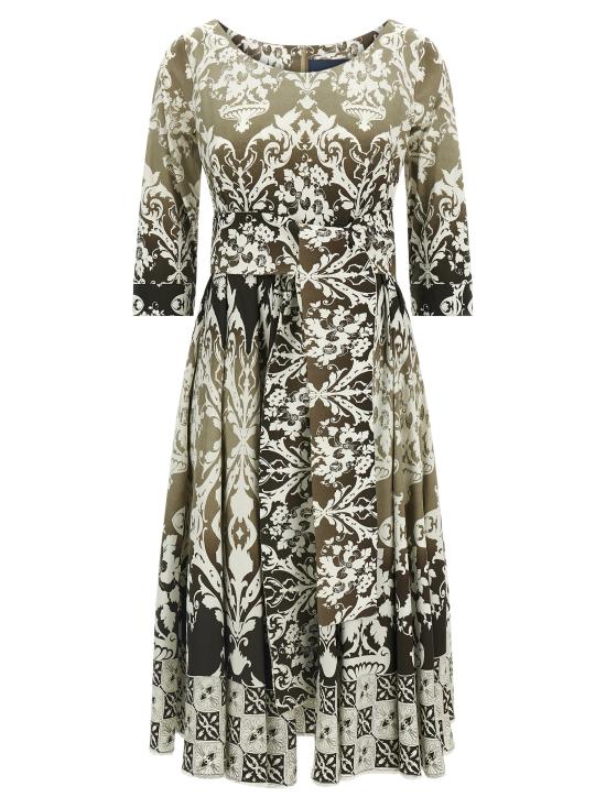 26SS 사만다 성 미디 원피스 ABELIADRESSKHAKI Multicolor - SAMANTHA SUNG