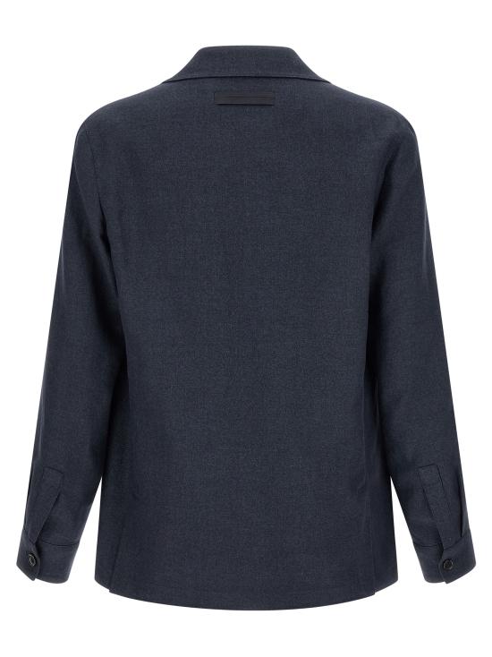26SS 에르메네질도제냐 자켓 376C52A31DHAQ0412 Blue - ERMENEGILDO ZEGNA