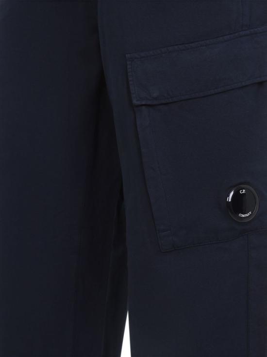  씨피 컴퍼니 스트레이트 팬츠 C.P. 회사 카고 팬츠 (파란색) - C.P. COMPANY