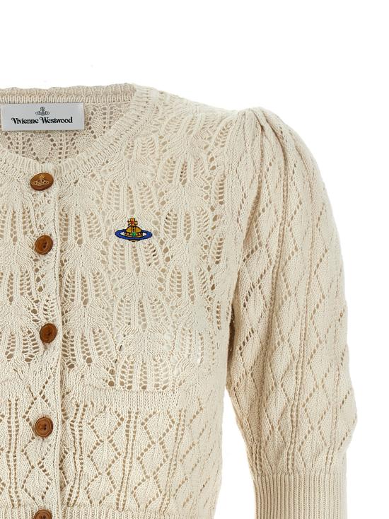 26SS 비비안웨스트우드 가디건 1803007QY004SA408 Beige - VIVIENNE WESTWOOD