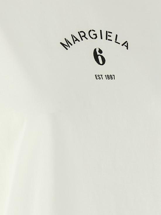 26SS MM6 메종마르지엘라 반팔 티셔츠 S62GD0216M20048101 White - MM6 MAISON MARGIELA