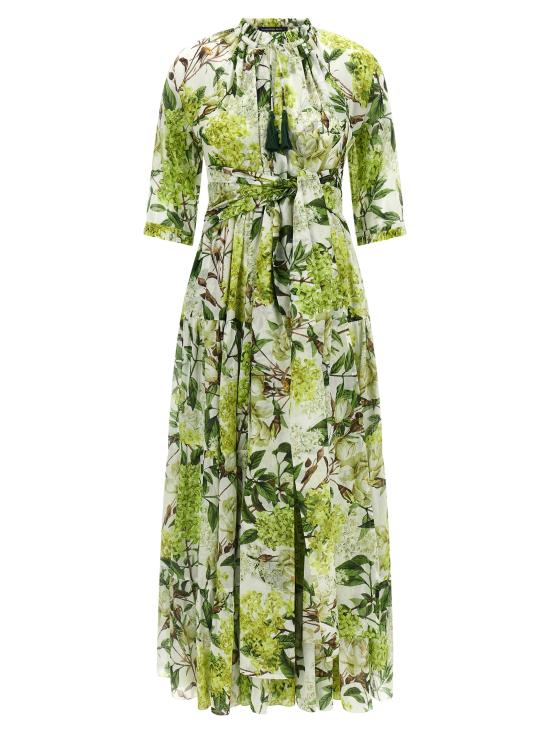 26SS 사만다 성 롱 원피스 EDENDRESSWHITEYELLOW Green - SAMANTHA SUNG