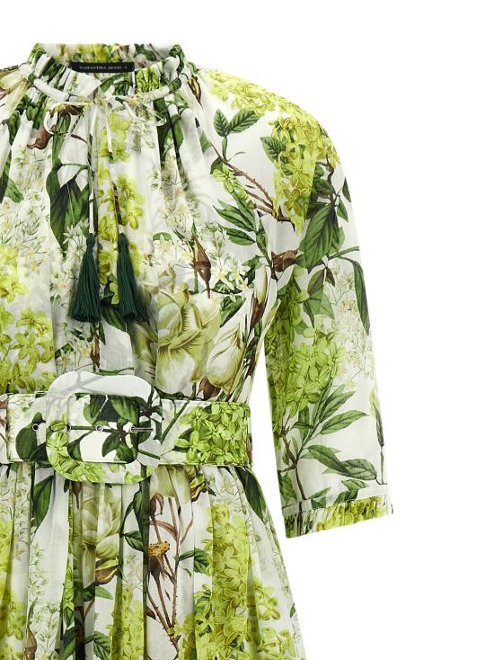 26SS 사만다 성 롱 원피스 EDENDRESSWHITEYELLOW Green - SAMANTHA SUNG