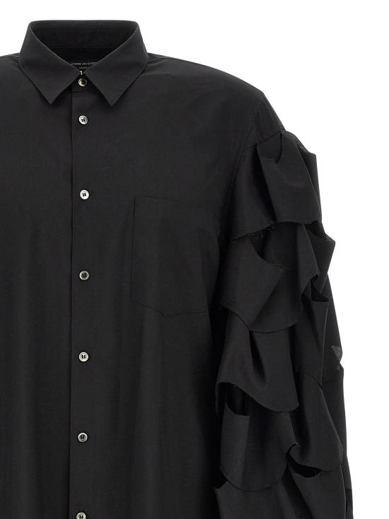 26SS 꼼데가르송 긴팔 셔츠 PQB0011 Black - COMME DES GARCONS