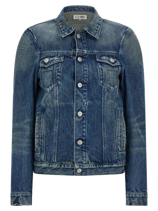 26SS MM6 메종마르지엘라 데님 자켓 S62AN0180M30058961 Blue