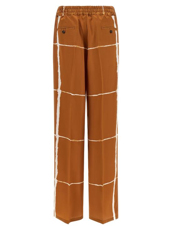 26SS 키톤 스트레이트 팬츠 D48122K0873G07004 Brown - KITON