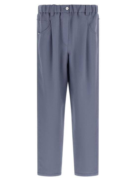 26SS 브루넬로 쿠치넬리 스트레이트 팬츠 MH126P9148C9135 Blue