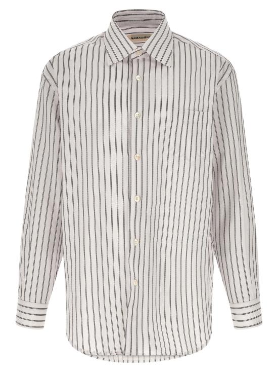 26SS 나마체코 긴팔 셔츠 NS26401N14929002 White Black - NAMACHEKO
