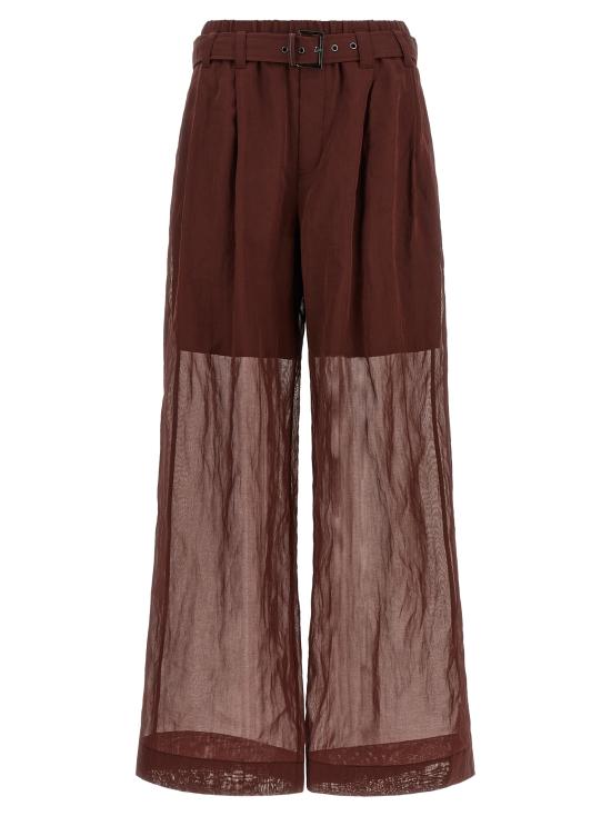 26SS 브루넬로 쿠치넬리 팔라초 팬츠 M0F91P8862C9092 Bordeaux