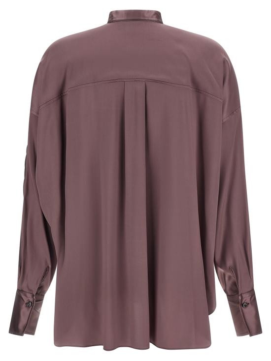 26SS 브루넬로 쿠치넬리 블라우스 M0C59MY906C9235 Purple - BRUNELLO CUCINELLI