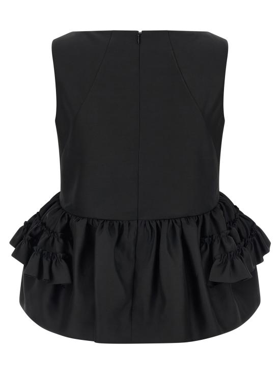 26SS 드리스 반 노튼 이브닝 티셔츠 2610107073305900 Black - DRIES VAN NOTEN