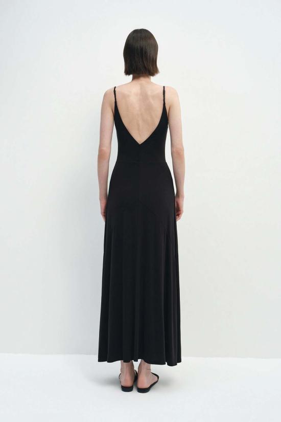  소피 루 롱 원피스 솔렌 드레스 블랙 - SOPHIE RUE