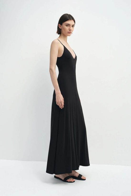  소피 루 롱 원피스 솔렌 드레스 블랙 - SOPHIE RUE