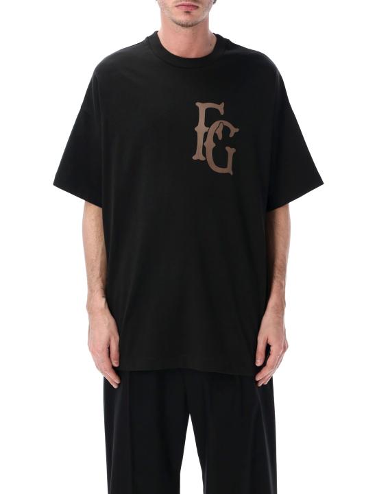 26SS 피어오브갓 코튼 레이온 43 티셔츠 FG9M109928CRY 001 Nero