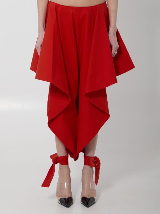 26SS 알라이아 스트레이트 팬츠 AA9P1364W112C RED