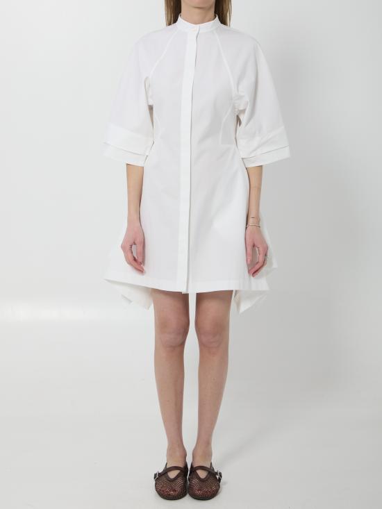 26SS 알라이아 미디 원피스 AA9R3071T611C WHITE