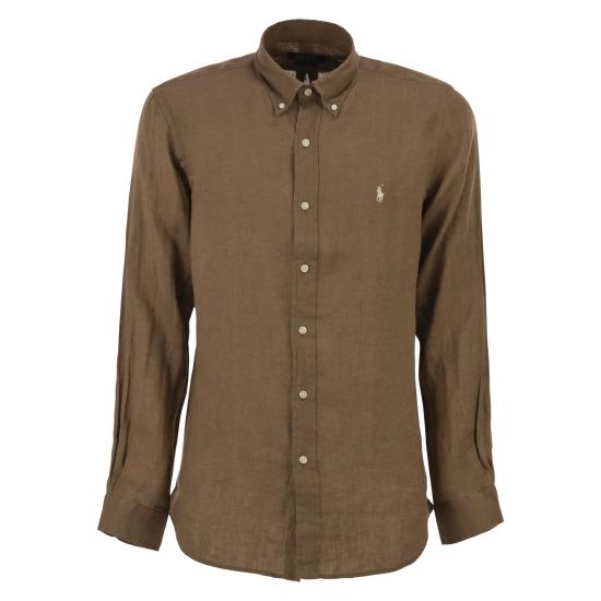 26SS 폴로 랄프로렌 셔츠 710966294 BROWN