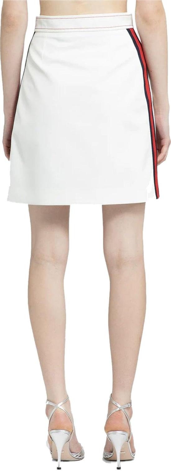  구찌 숏 스커트 744800ZANTI9799 WHITE - GUCCI