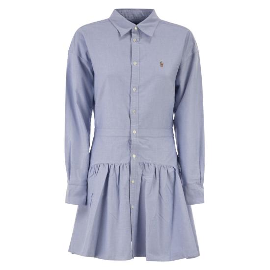 26SS 폴로 랄프로렌 미디 원피스 211B22755 LIGHT BLUE