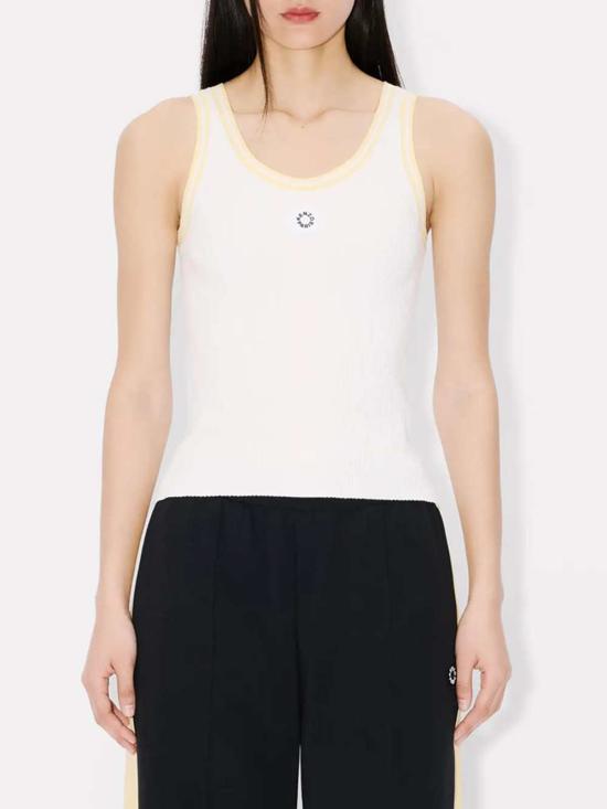 26SS 겐조 민소매 티셔츠 FG52TO6303LM 02 OFF WHITE - KENZO