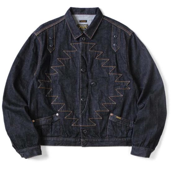  캐피탈 데님 자켓 Kapital 12oz 데님 산토 도밍고 썬더버드 재킷