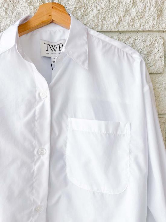  티더블유피 셔츠 Twp 곧 전직 셔츠 화이트 - TWP
