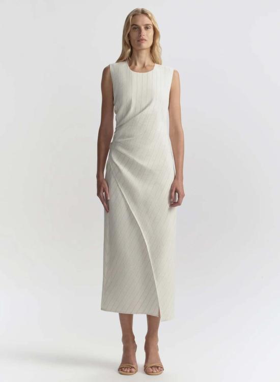  에이엘씨 롱 원피스 A.L.C. 캐롤라인 드레스 펄/브라운