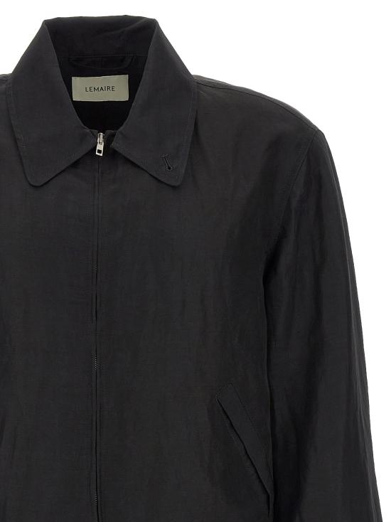 26SS 르메르 봄버 자켓 OW1231LF1022BK999 Black - LEMAIRE