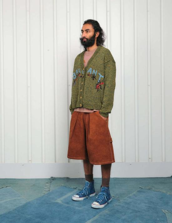  스토리엠에프지 가디건 스토리 매뉴팩처링 '브릴 아이 앤트' 벌브 니트 - STORY MFG