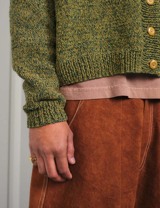  스토리엠에프지 가디건 스토리 매뉴팩처링 '브릴 아이 앤트' 벌브 니트 - STORY MFG