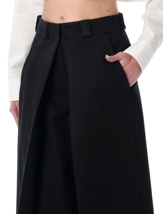 26SS 발렌시아가 팔라초 팬츠 872314TUP14 1000 Nero - BALENCIAGA