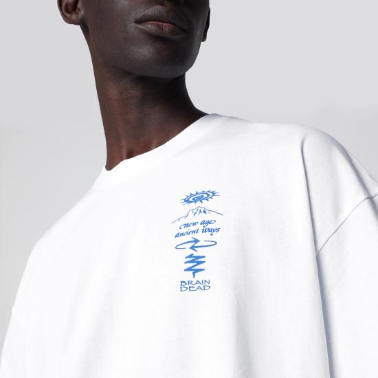 26SS 브레인데드 반팔 티셔츠 P26T00005059CO White - BRAIN DEAD