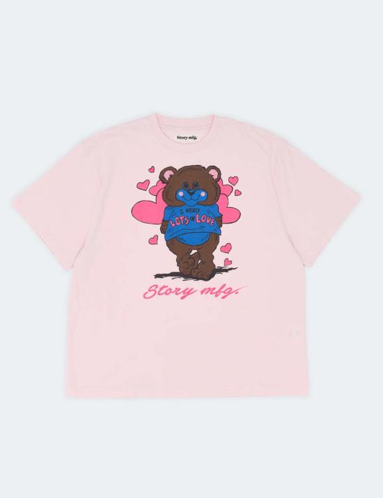  스토리엠에프지 반팔 티셔츠 스토리 제조. 많은 사랑과 감사의 티셔츠 - STORY MFG