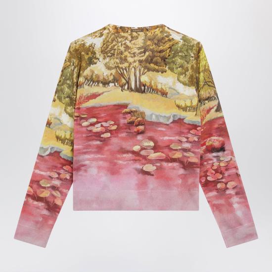 26SS 베르사체 긴팔 티셔츠 10242361A17877 Multicolor - VERSACE