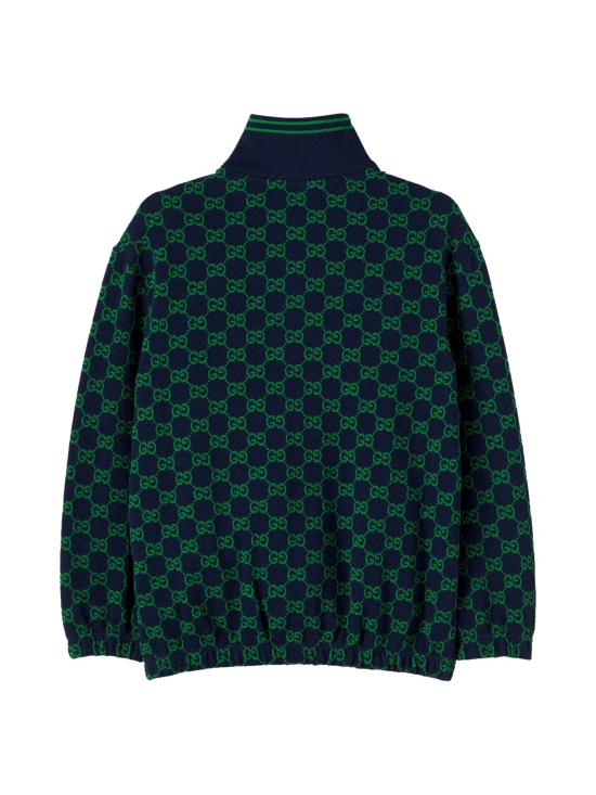 26SS [키즈] 구찌 자켓 849678 XJHA9 4085 NAVY GREEN - GUCCI