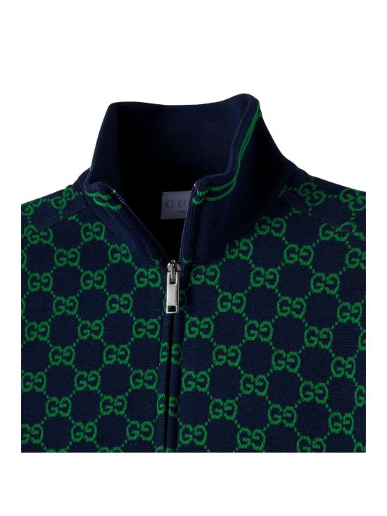 26SS [키즈] 구찌 자켓 849678 XJHA9 4085 NAVY GREEN - GUCCI