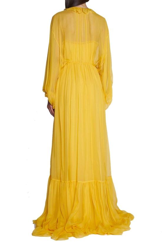  구찌 롱 원피스 695157ZHS577803 YELLOW - GUCCI