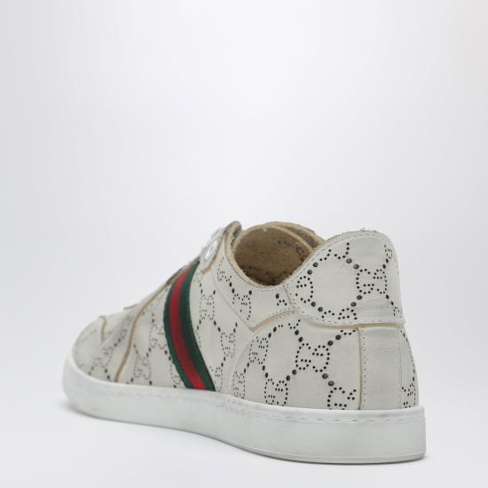 26SS 구찌 스트레치 로우탑 스니커즈 865050AAGGP White - GUCCI