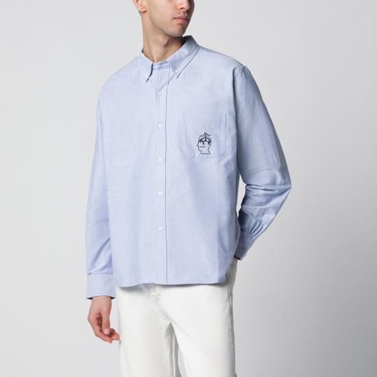 26SS 브레인데드 긴팔 셔츠 F25T24O04602CO Light blue