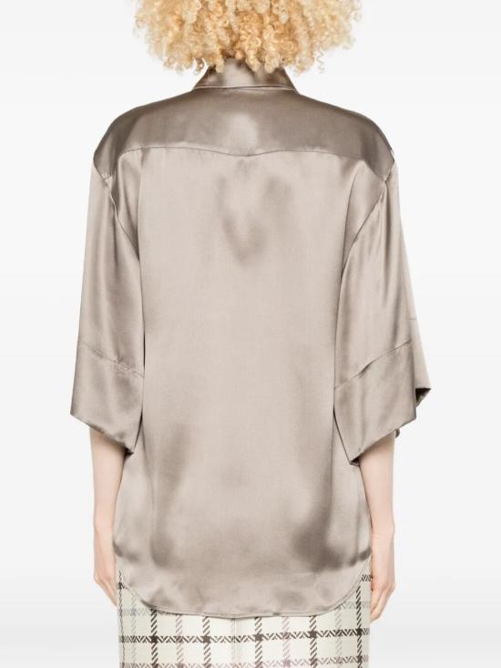 26SS 드리스 반 노튼 블라우스 2610107213024 TAUPE - DRIES VAN NOTEN