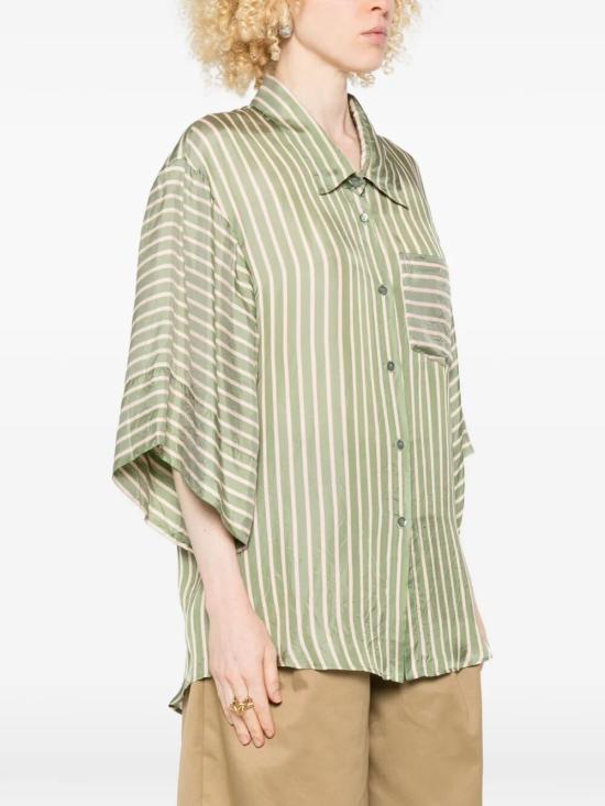 26SS 드리스 반 노튼 블라우스 2610107573274 GREEN - DRIES VAN NOTEN