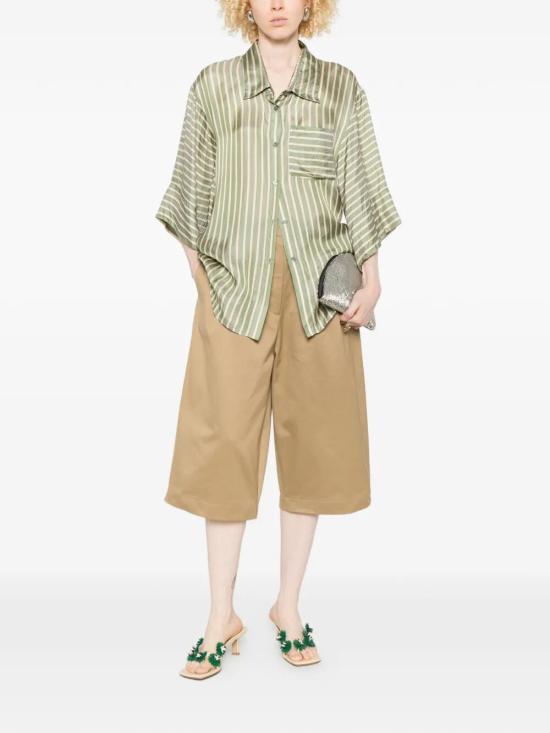 26SS 드리스 반 노튼 블라우스 2610107573274 GREEN - DRIES VAN NOTEN