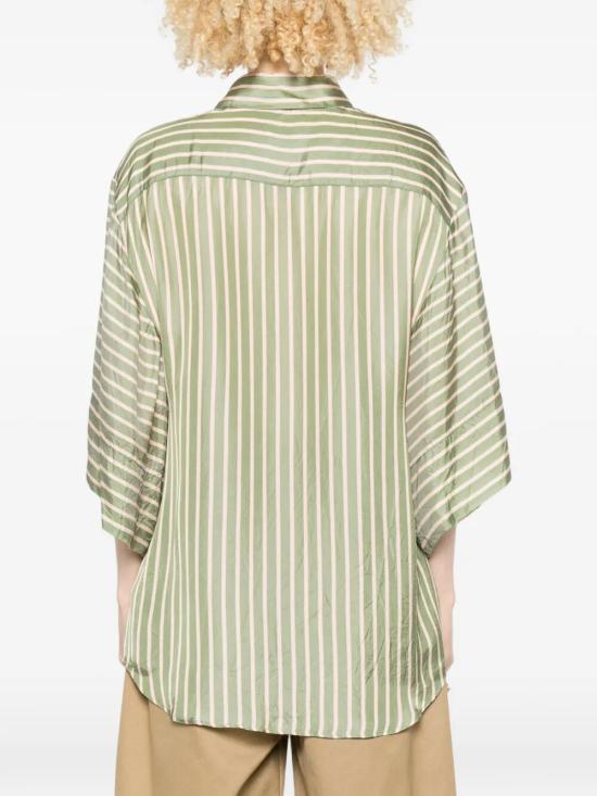 26SS 드리스 반 노튼 블라우스 2610107573274 GREEN - DRIES VAN NOTEN