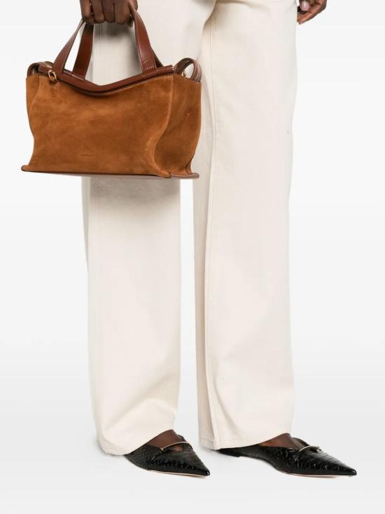 26SS 반들러 토트백 IDA BAG TAN SUEDE - WANDLER