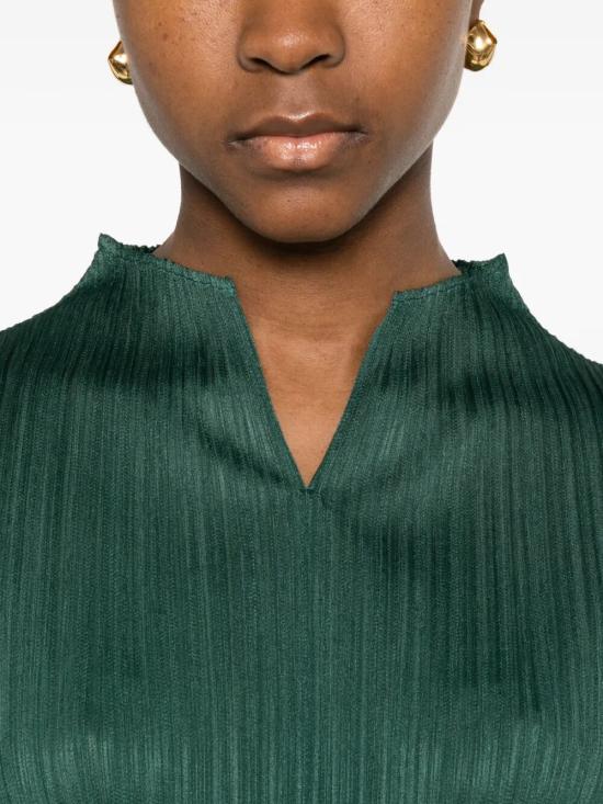 26SS 플리츠플리즈 미디 원피스 PP66JH136 67DARK GREEN - PLEATS PLEASE