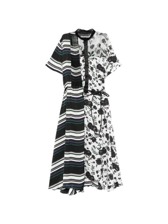 26SS 사카이 미디 원피스 2608524 WHITE MULTI 120