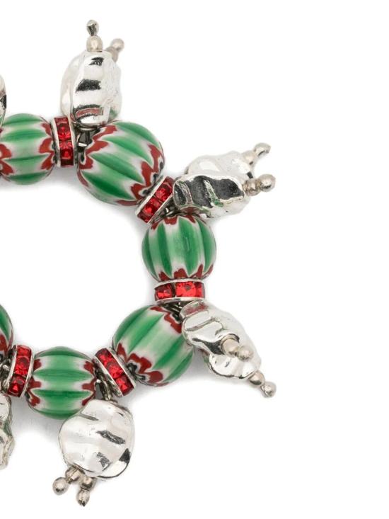 26SS 드리스 반 노튼 이어링 261018282 604 GREEN - DRIES VAN NOTEN