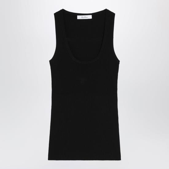 26SS 막스마라 민소매 티셔츠 MXMGHIROCO Black