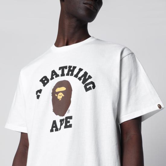 26SS 베이프 반팔 티셔츠 001TEM301001MCO White - BAPE
